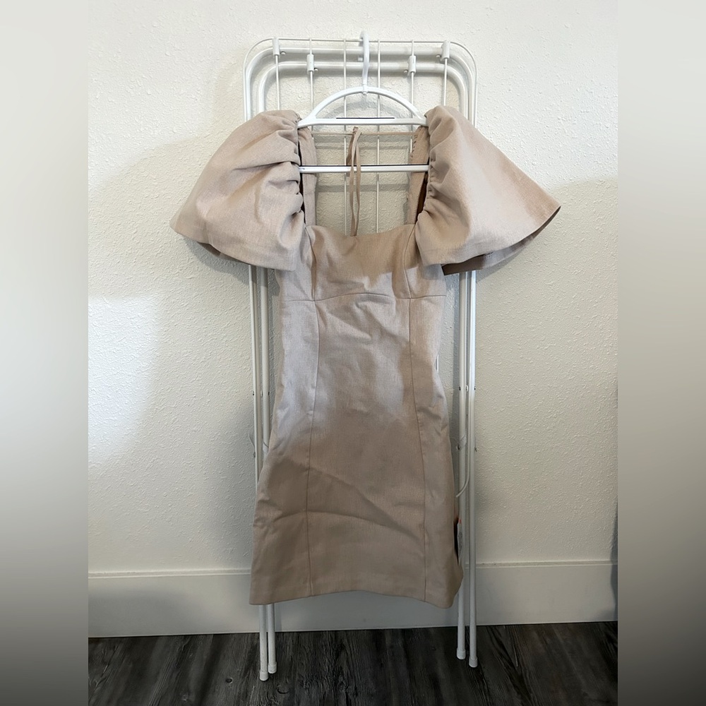 ASOS puff sleeve mini dress